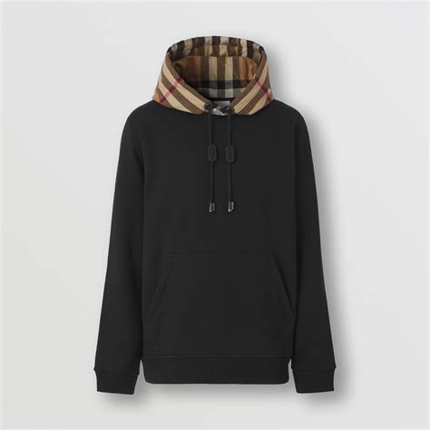 burberry of london hoodie nordstrom|burberry black sweatshirt with check.